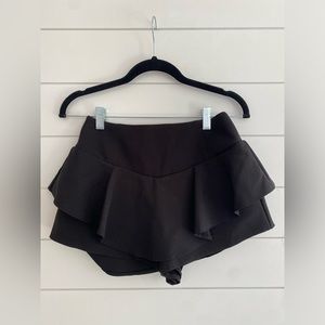 English Factory RUFFLE LAYERED MINI SKORT